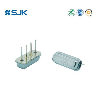 Дип 4 пин SAW резонатор F-11 с 395 МГц ± 75 КГц